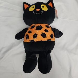 New let's party black cat 8 inch pumpkin Plush #L006